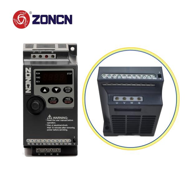 Mini Inversor ZONCN 220v Single Phase Inverter 220v 380v VFD VSD 0.75kw 1.5kw 2