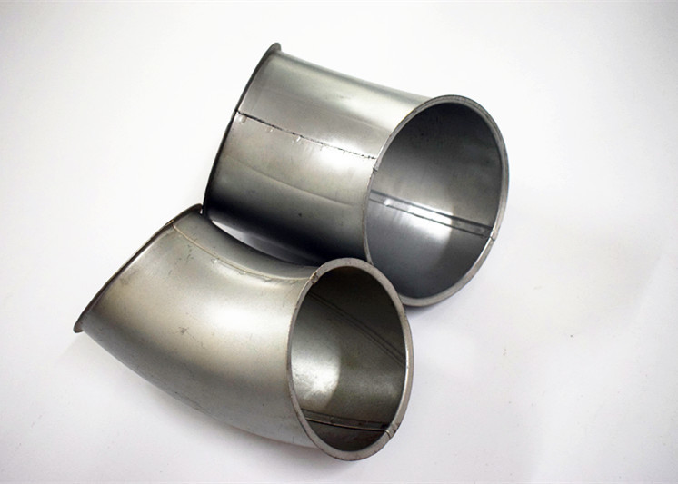 80mm Diameter Dust Collection Fittings Ducting Bends Of Galvanized Steel