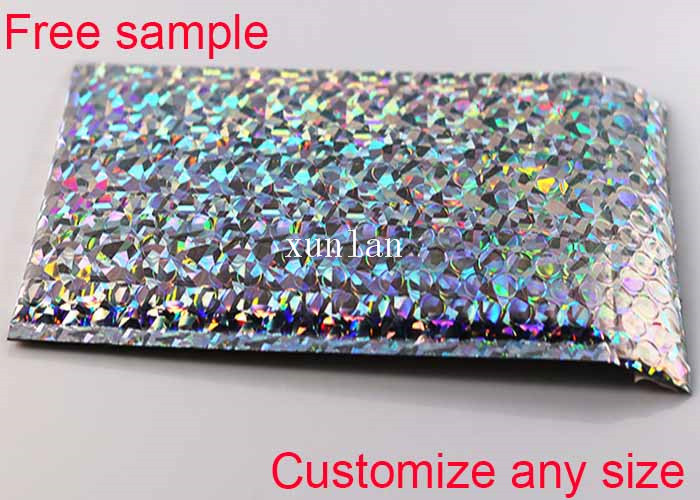 Holographic Bubble Wrap Mailer Wholesale Metallic Bubble Mailer with High Quality