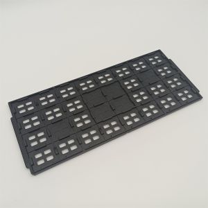 Black Esd JEDEC Matrix Trays For Integrated Circuit