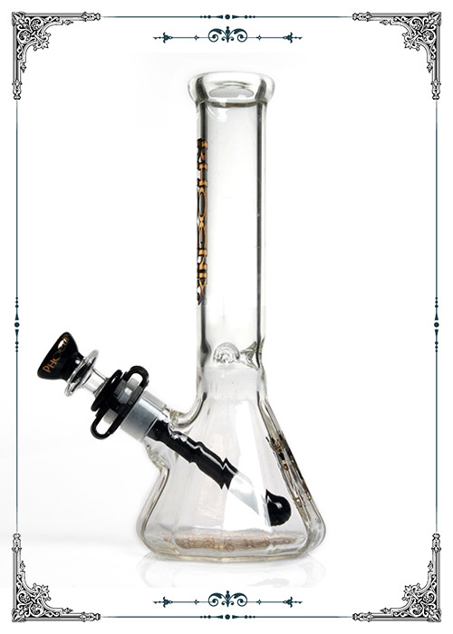 Beaker Bong Glass Water Pipe Diamond Base Bottom PHOENIX STAR