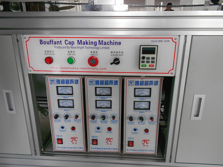 1.8kw Shower Disposable Head Cap Making Machine With 3900mm Length
