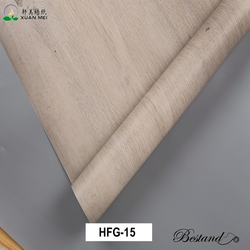 Removable Wood Wall Paper Decor with Vintage Wood Decorative Film Peel and Stick Wallpaper