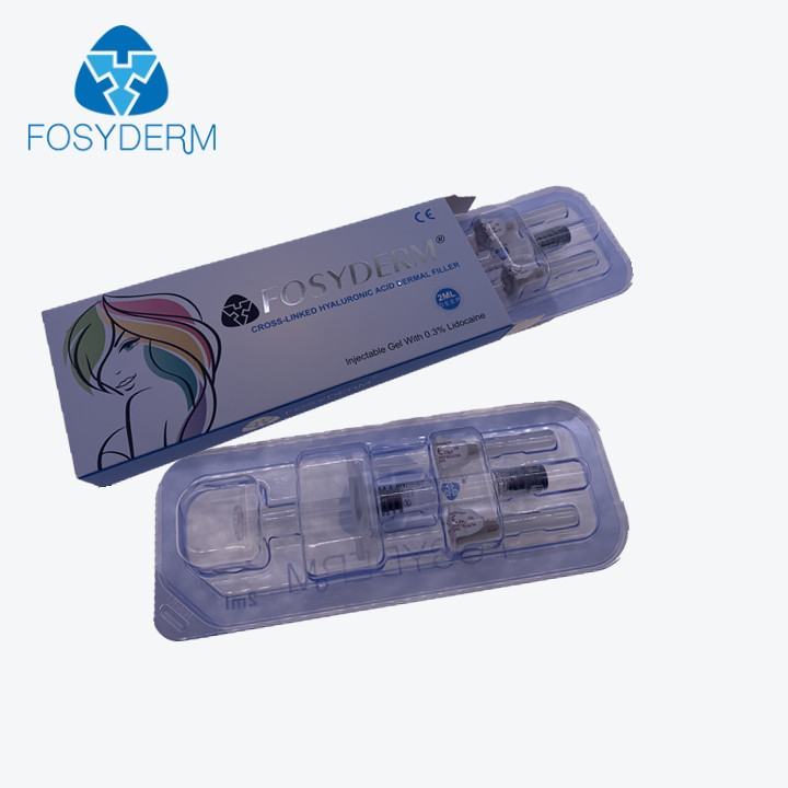 Facial Skin 2ml Dermal Filler Injections Hyaluronic Acid Deep Clear