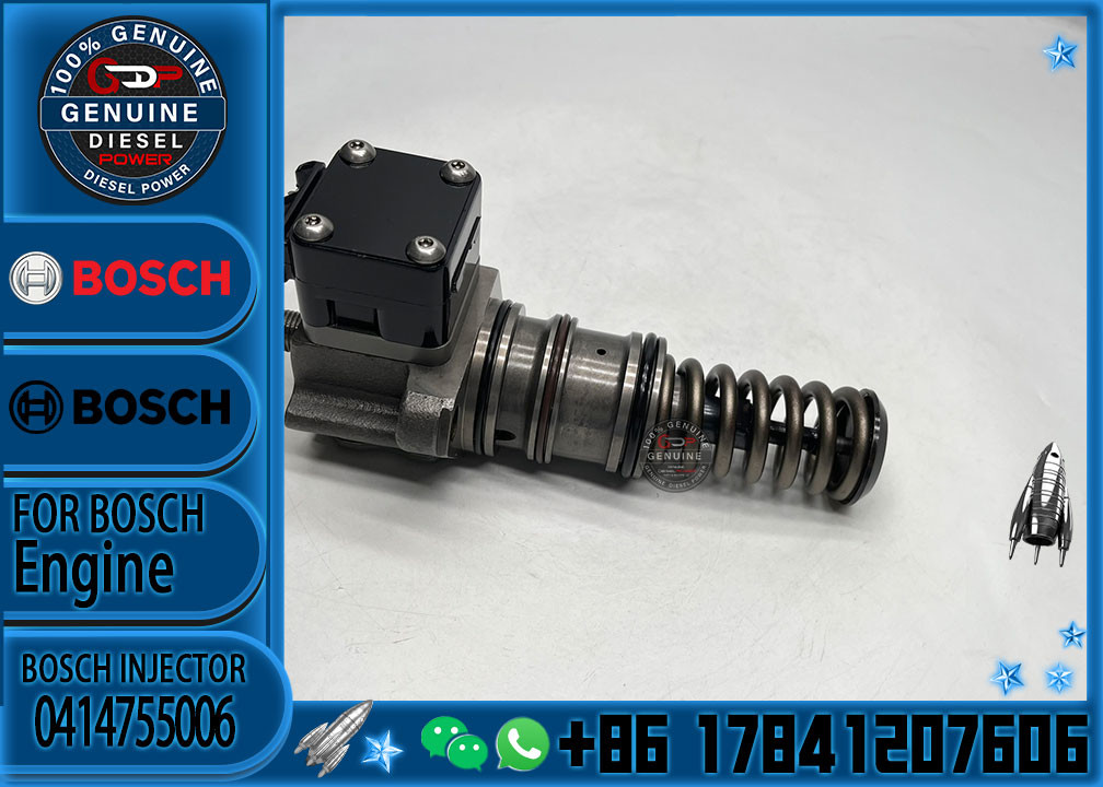 Common Rail Fuel Injector 0414755006 for DAF CF 9.2d 12.13d Engine PE XE-C Euro Engine
