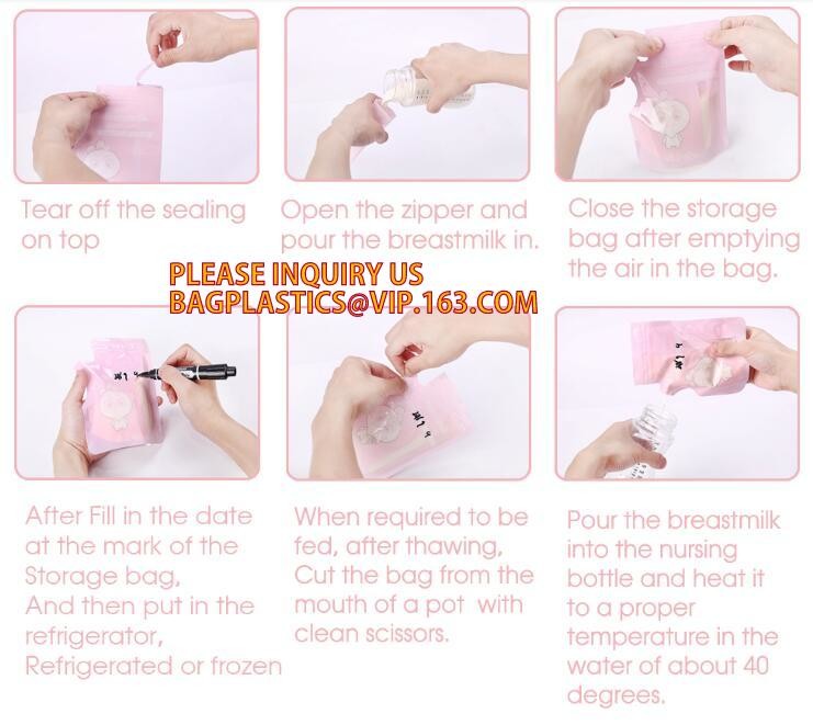 stand up reclosable drinking pouches cold drink Zip lockk bag with straw,Beveragereusable Kids Snack Zip Lock Juice Drink