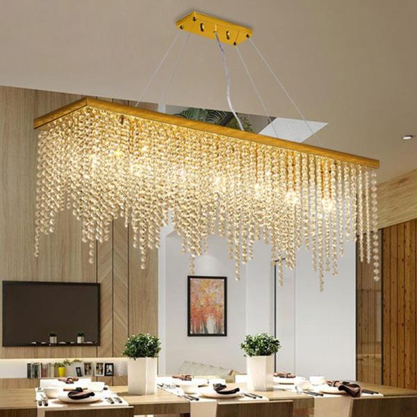 Nordic home decoration crystal chandelier restaurant extra large chandelier(WH