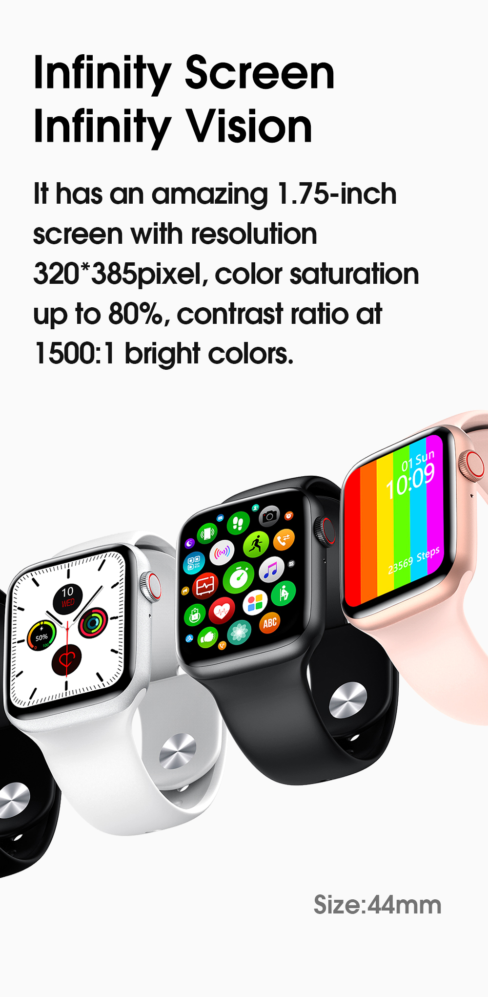 Shenzhen Electronic Smart Watch Manufacturer Heart Rate Oxygen Blood Pressure Wristband