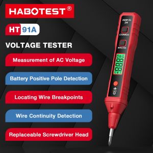 HT91A Non Contact AC Voltage Tester Digital Voltage Detector Electric Test Pen