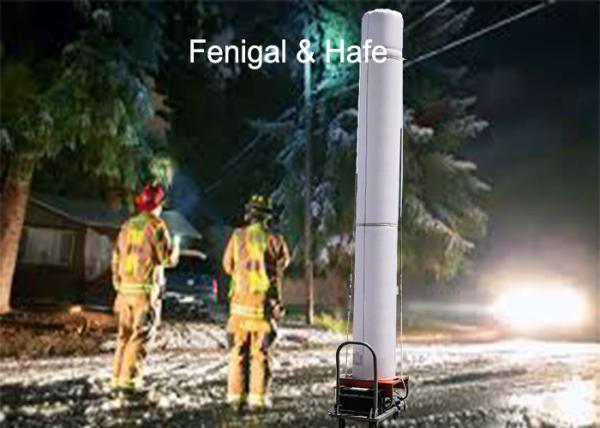 Battery Power 200w Xenon Lamps Prism Inflatable Light For Major Disaster Fist