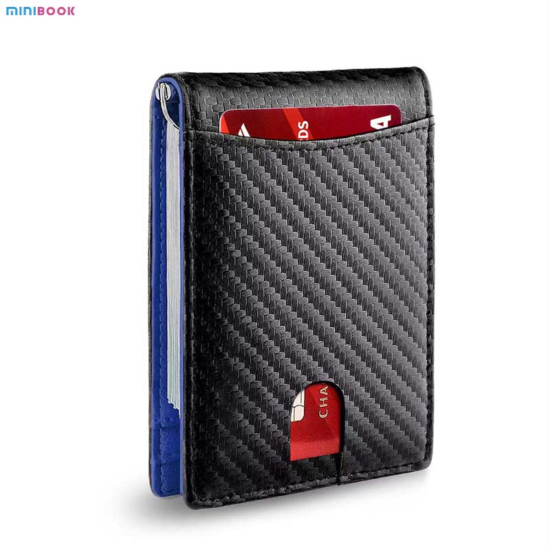 MINIBOOK Advantage Front Pocket RFID Blocking Bifold Credit Card Wallet Holder for Men