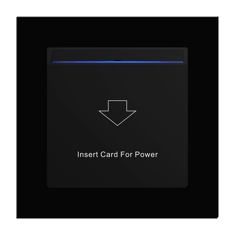 Hotel Room Key Card Holder Save Energy Standard 86mm wall box installation