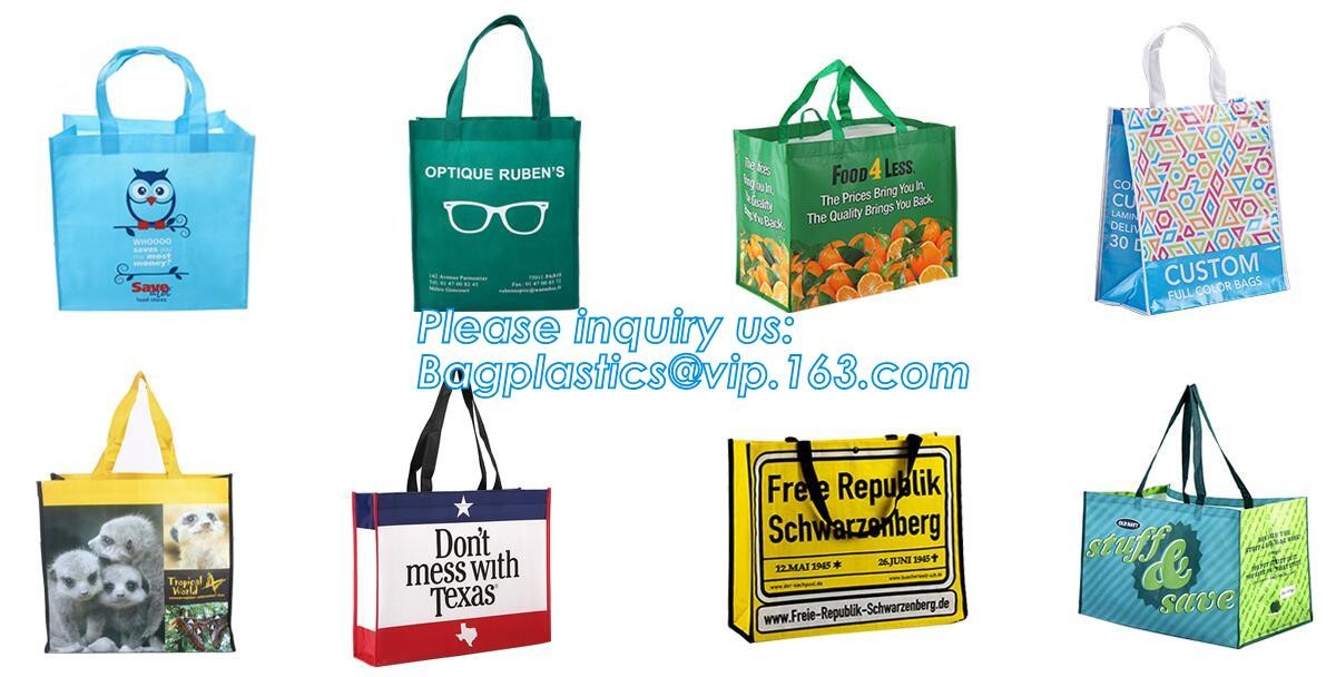Eco friendly custom slogan laminated pp non woven bag with private logo, Home textile packaging non woven bag for bed sh
