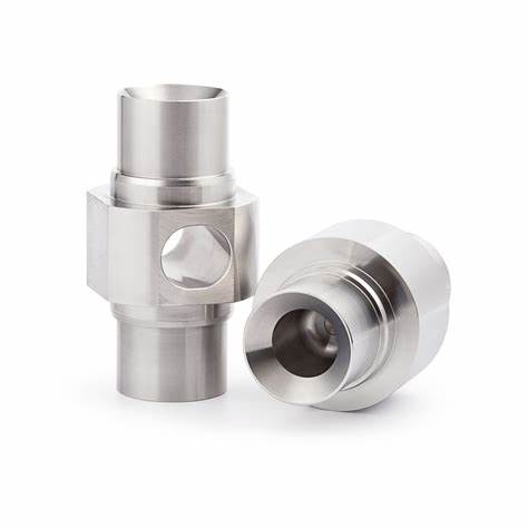 Custom CNC Machined Aluminum Alloy Valve Parts Anodized Finish