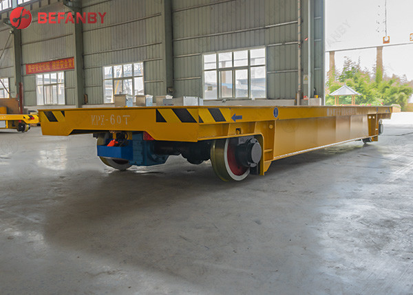 Q235 Battery Powered Electric Rail Cart Industrial Material Handling