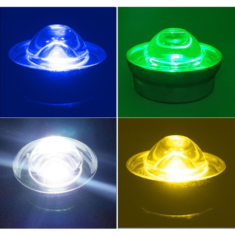 Glass Cat Eye Road Stud Reflector for Highway Red Blue Yellow White Green LED Color