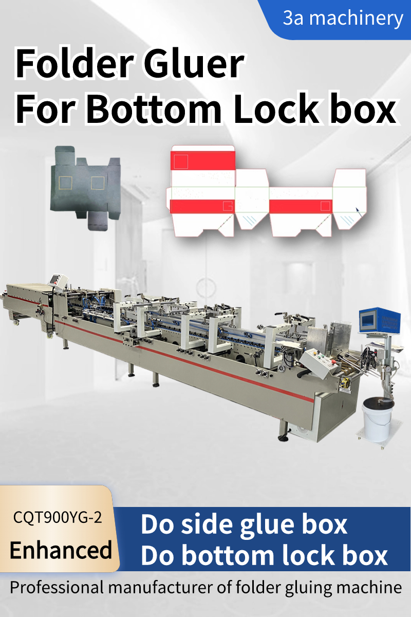 CQT-900 Folding Boxes Machine Enhanced Type Box Folding Gluing for Easy Case Packaging