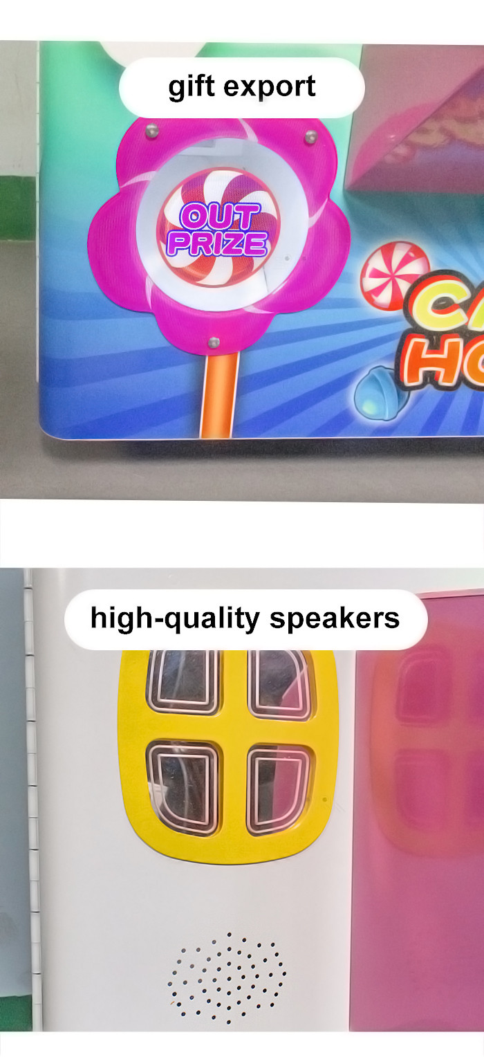 Coin Operated Arcade Candy Lollipop Game Machine For Shopping Mall
