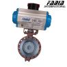 Buy cheap Pneumatic Three Eccentric Butterfly Valve Control from wholesalers