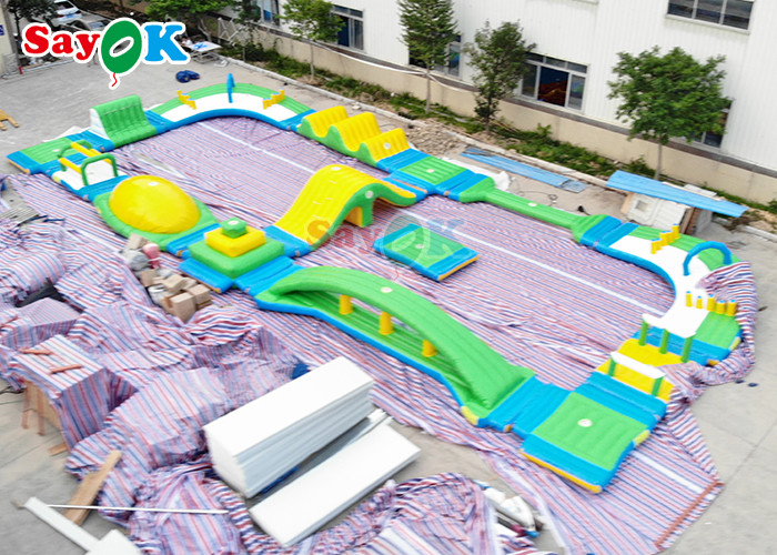 20x30m Inflatable Water Pool Obstacle Course Sport Games Digital Pringting