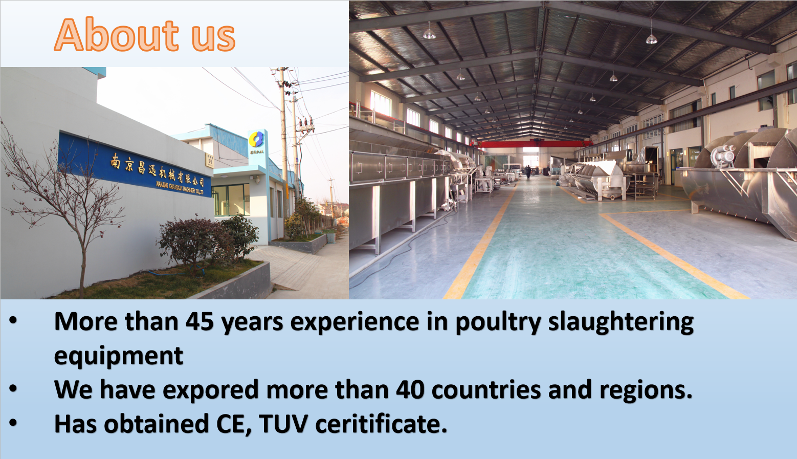 500 Bph Chicken Slaughtering Line 220V / 380V Chicken Plucker Machine