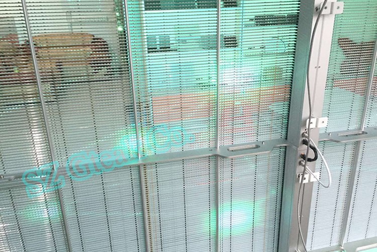 P3.91,P7.81, P10 pantalla led transparente screen indoor outdoor transparent clear led video display screen full color