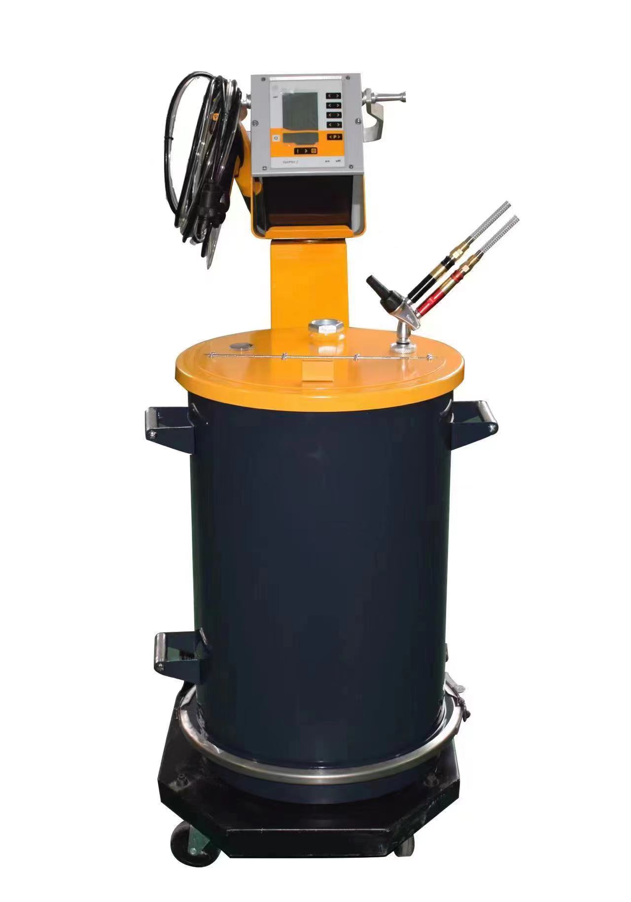 Highly Vibrating Powder Coating Machine for Fast Color Change at Manufacturing Plant