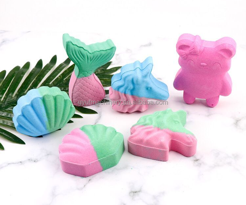2024 Full Automatic Bath Bomb Salt Press Making Machine with Different Shapes in Russia