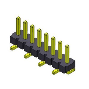 Pin Header Connector 3.96mm Single Row SMT TYPE 1*2PIN To 1*24PIN H=3.18MM