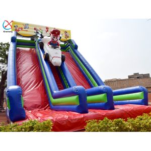 China Commercial Inflatable Mario Theme Inflatable Slide Pvc Inflatable Castle on sale