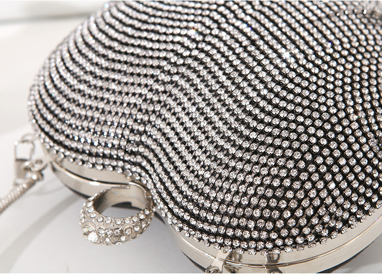 Daily Life Tassel Diamond Lady Shoulder Bag Crystal Evening Bag For Wedding Clutch Bag