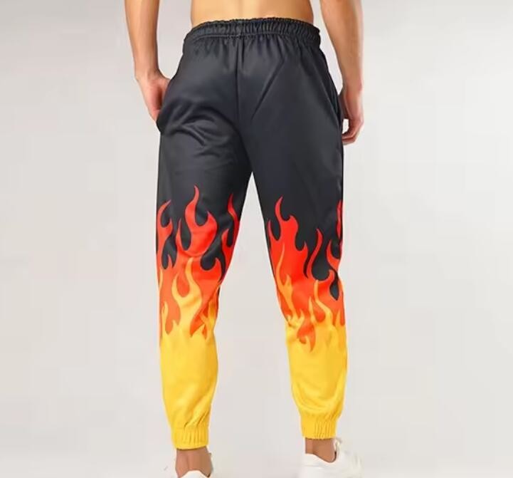 Machine Washable Sublimated Sweatpants Regular Fit For Everyday Wear