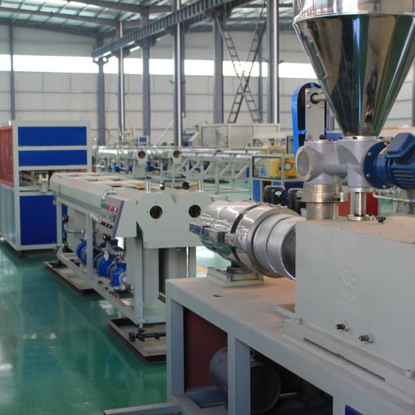 High Speed PVC Dual Electricity Conduit Pipe Extrusion Production Line for 6000