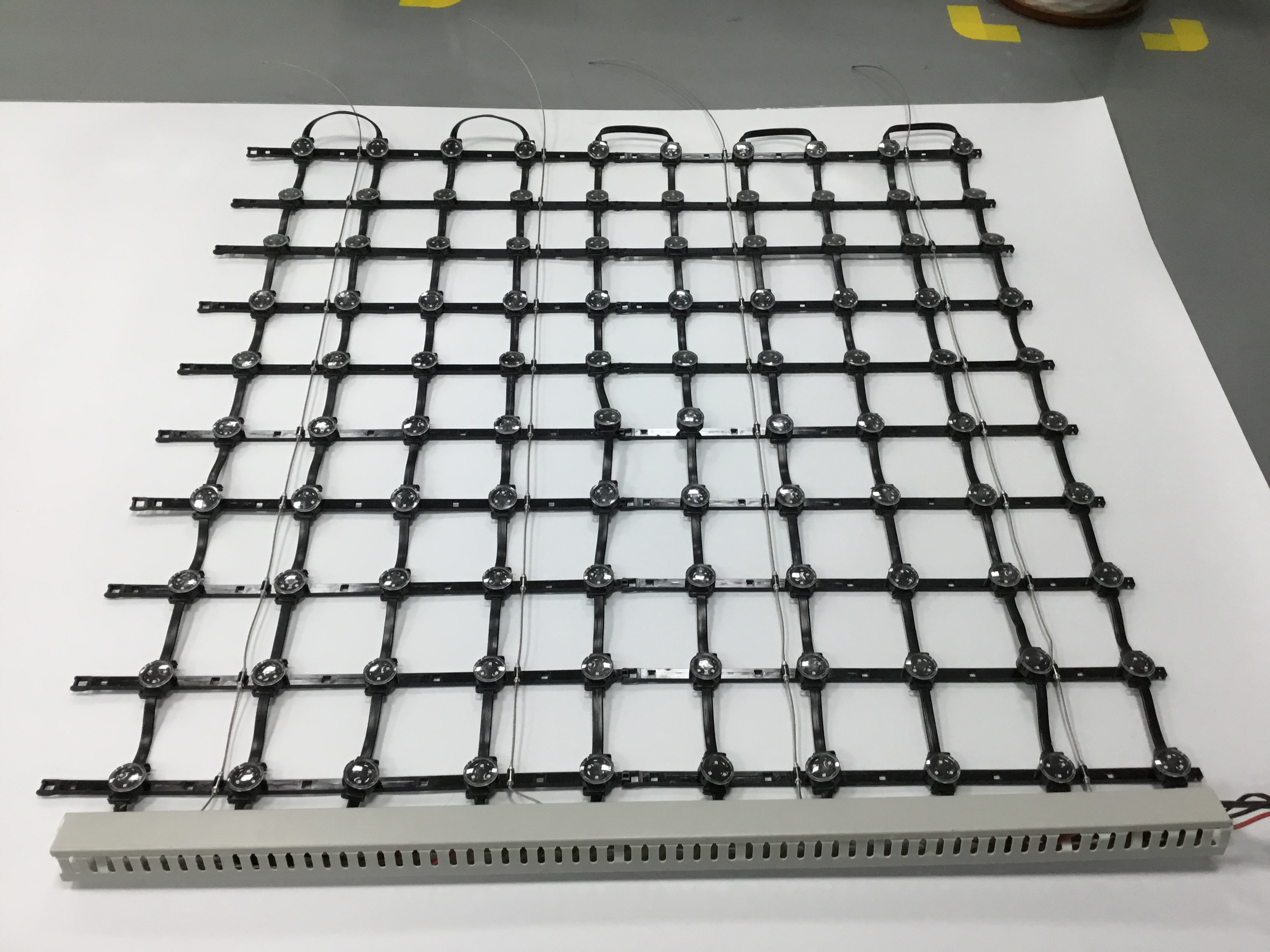 Digital Text Transparent LED Mesh Screen Outdoor IP65 Waterproof S30 P50 P100