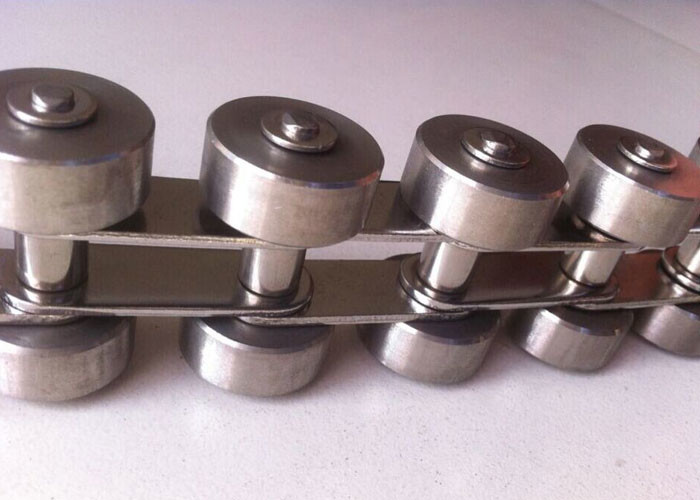 Food Processing Wire Mesh Conveyor Chain , Sprocket Drive Stainless Steel Chain