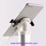 charge alarm stand for cell phone security display Adjustable mechanical Clamp