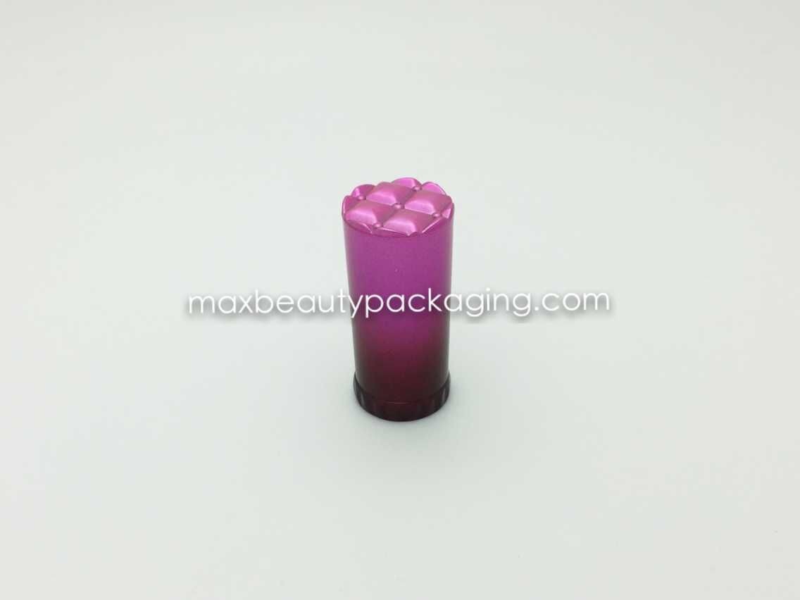 N2028 UV coating gradient color finish nail polish cap nail polish packaging double cap plastic cap flat brush