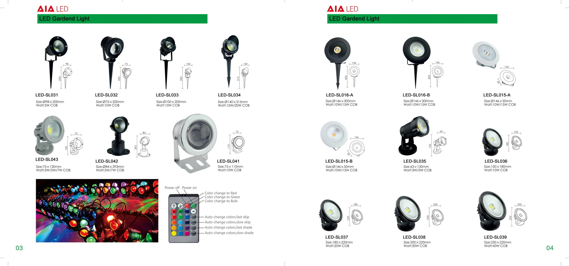 3W IP67 Outdoor LED spot lights &exterior led garden light/ LED lawn up light for park