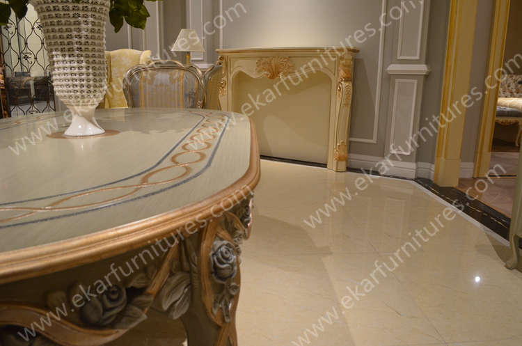 Chinese antique carved wooden dining table FT-103A