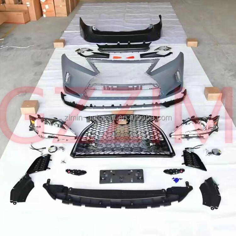 Lexus RX 2009-2015 Upgrade To 2020 Body Kits With Bumper Grille Head Fog Lamps