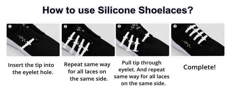 Ribbon Loops Holder Elastic No Tie Laces Anti - Wear Easy To Store And Transport