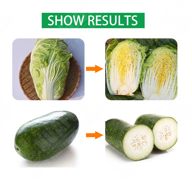 Sweet Melon Radish Apple Half Cutting Machine 1.87kw 150KG