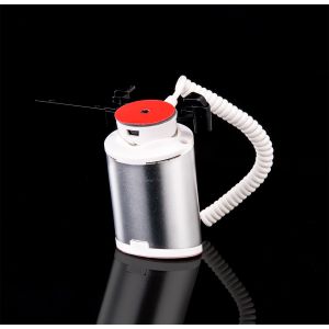 COMER anti-theft display mounting bracket for mobile phone with a gripper alarm