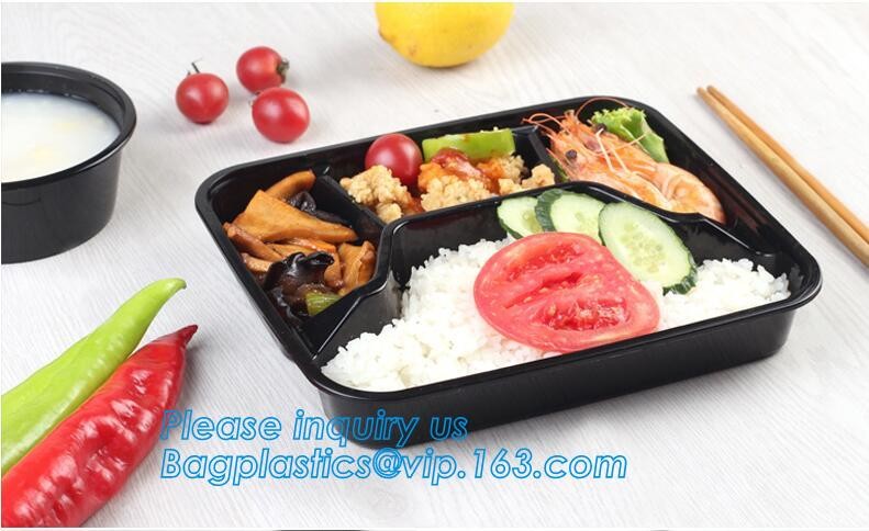 Meal Prep Containers Free Sample Bento Lunch Box Biodegradable Food Container Plastic Wheat Straw Lunch Box bagplastics