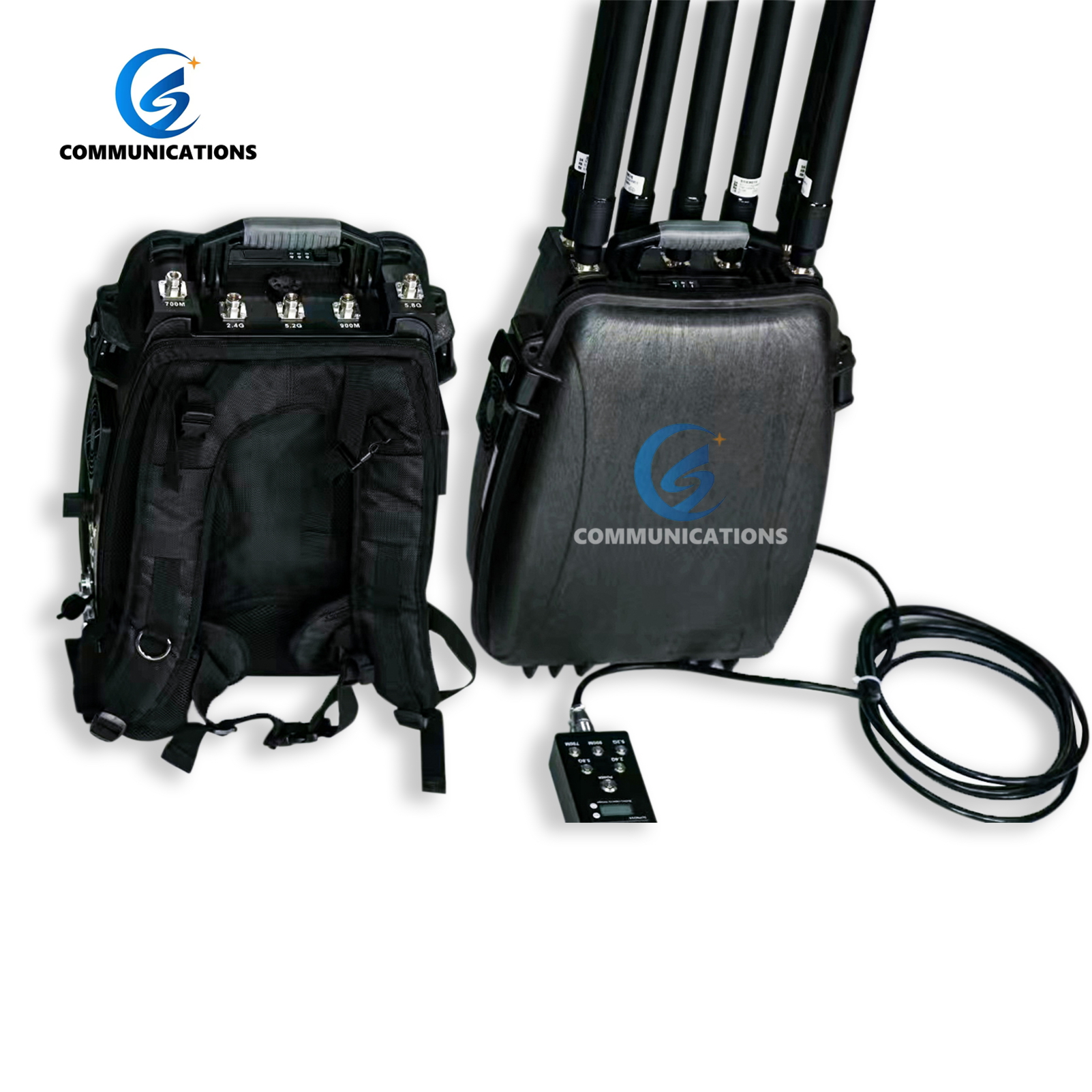 900MHz 1.2G 1.5G 2.4G 5.2G 5.8G Drone Signal Detector Defense System With 6 Antennas