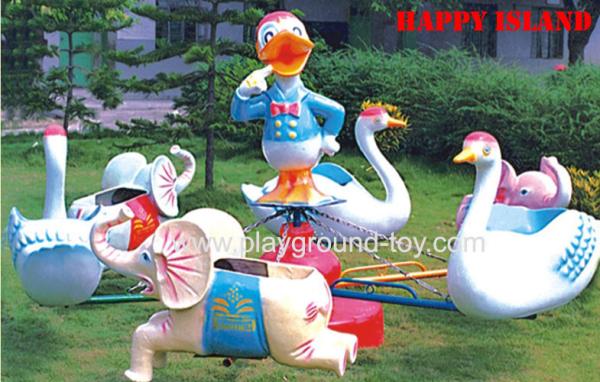 Animal Fiberglass Seesaw Playground Equipment For Outdoor Park Or Kindergarten