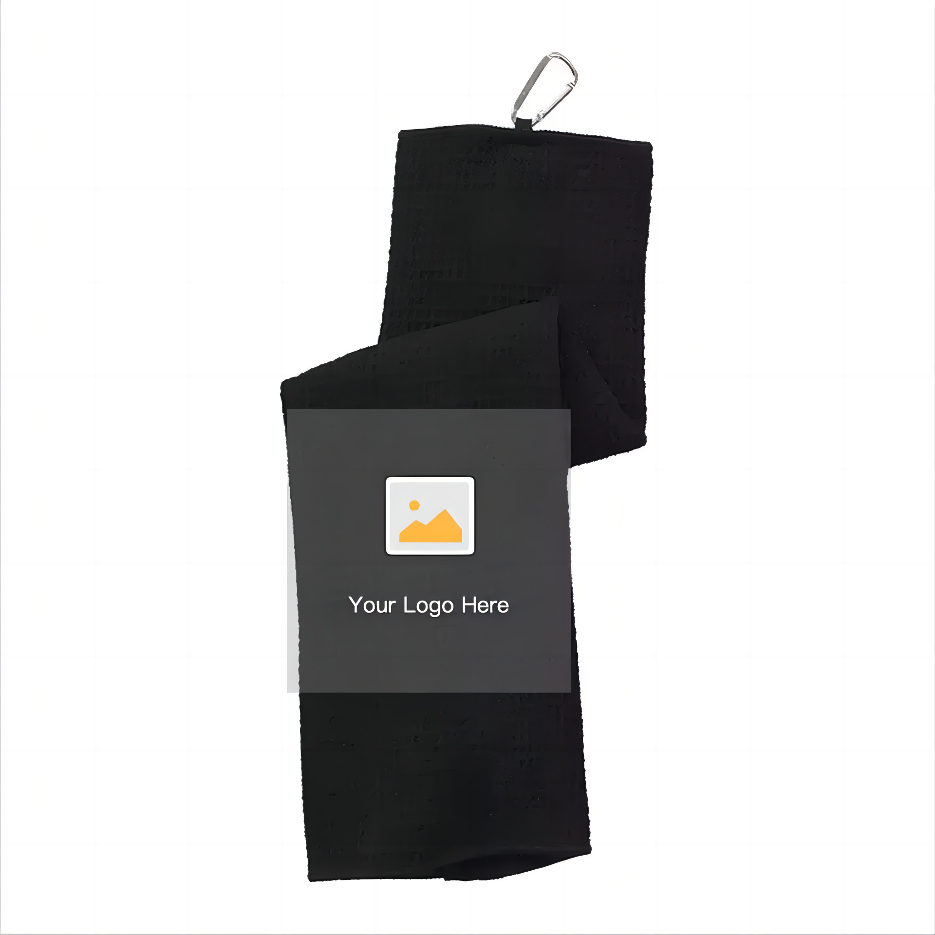 Custom 40x60cm Microfiber Golf Towel Embroidery Logo With OPP Bag