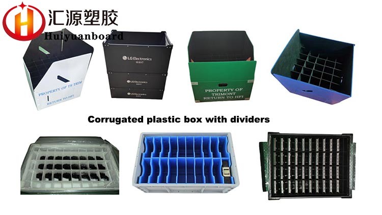Moisture Proof Corrugated Plastic Dividers Anti Collision