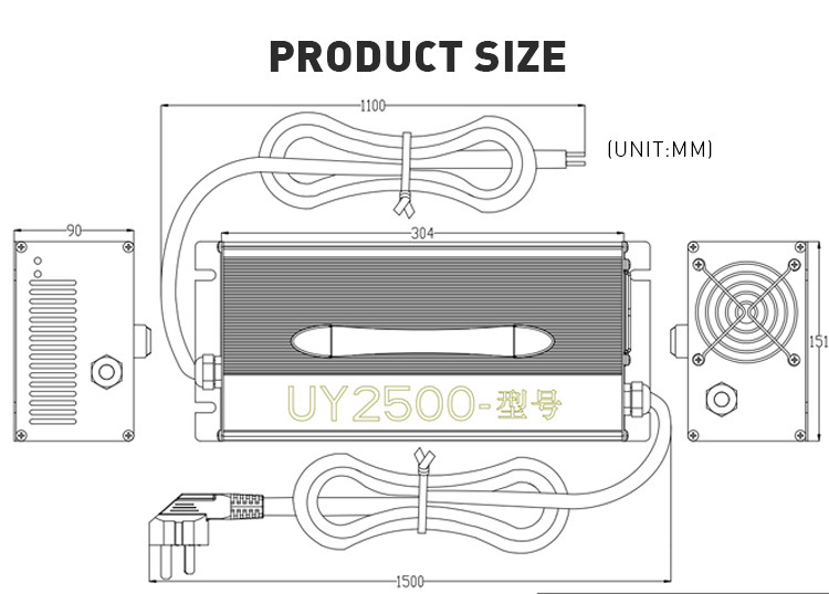 120V 15A Lithium Ion Smart Charger 108V 96V Battery Charger Bluetooth