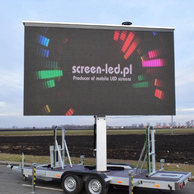 Court Outdoor Mobile Truck LED Display P6.67 P8 P10 960x960mm LED Fence Screen